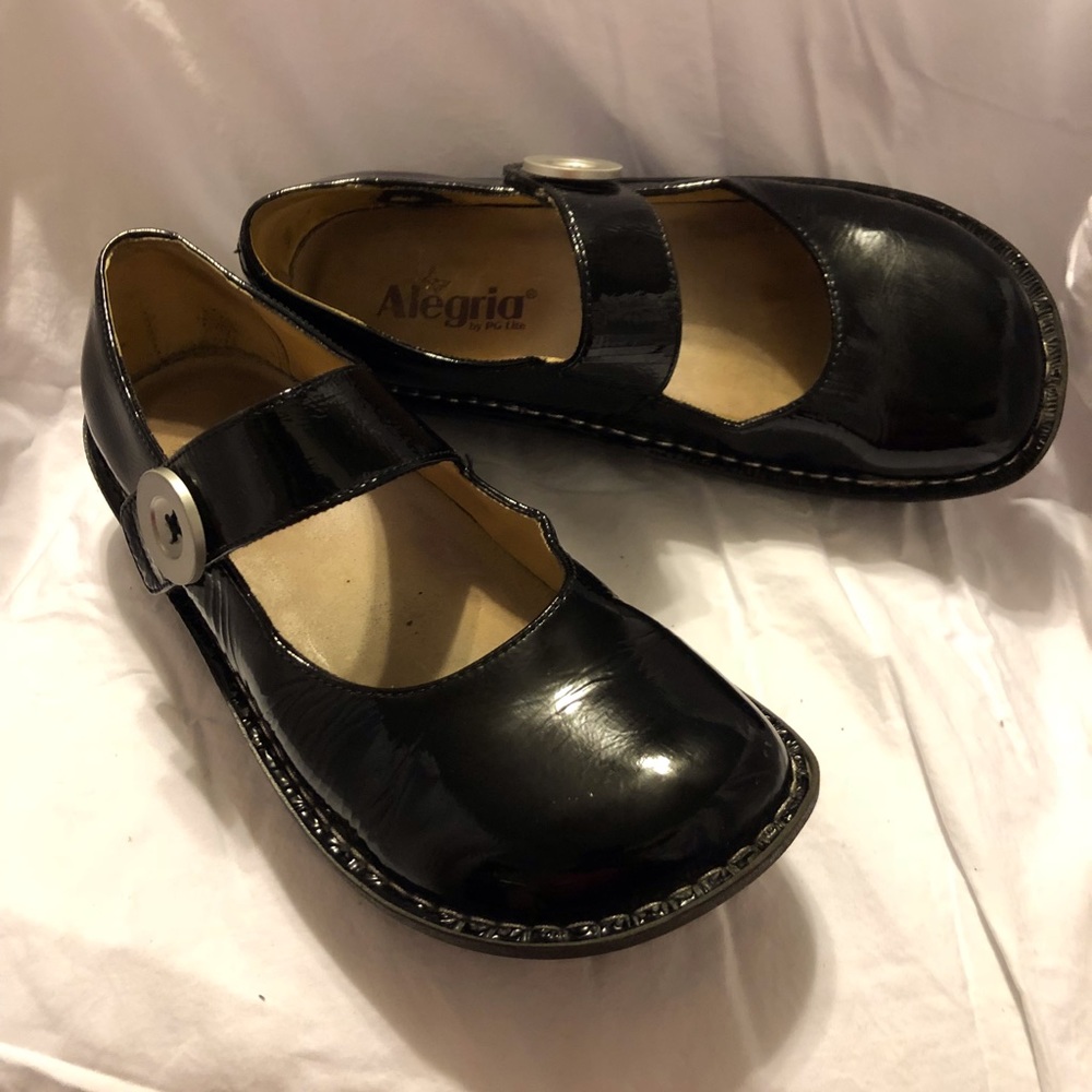 Ladies Algeria shoes size 8/38 Black